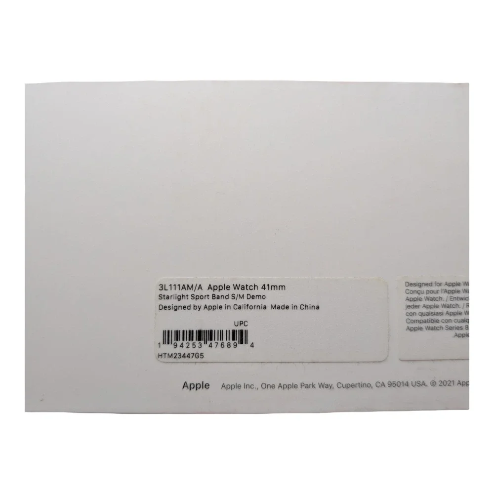 26-N Apple Watch 41mm Starlight Sport Band S/M (Demo)‎ 3L111AM/A ⬇️